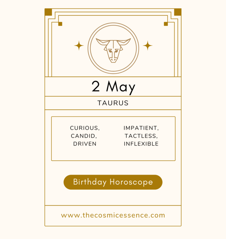 May 2 Zodiac: Personality, Career, Love, Health & More